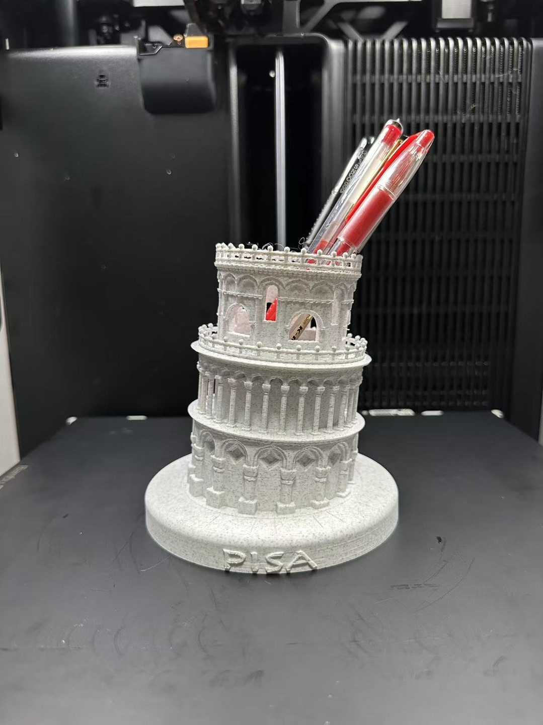 比萨斜塔和笔筒、意大利PISA（一体无支撑）