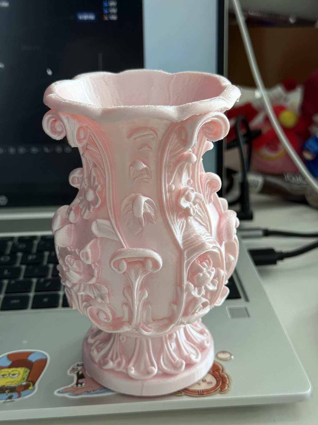 巴洛克风豆笔瓶花瓶笔筒摆件