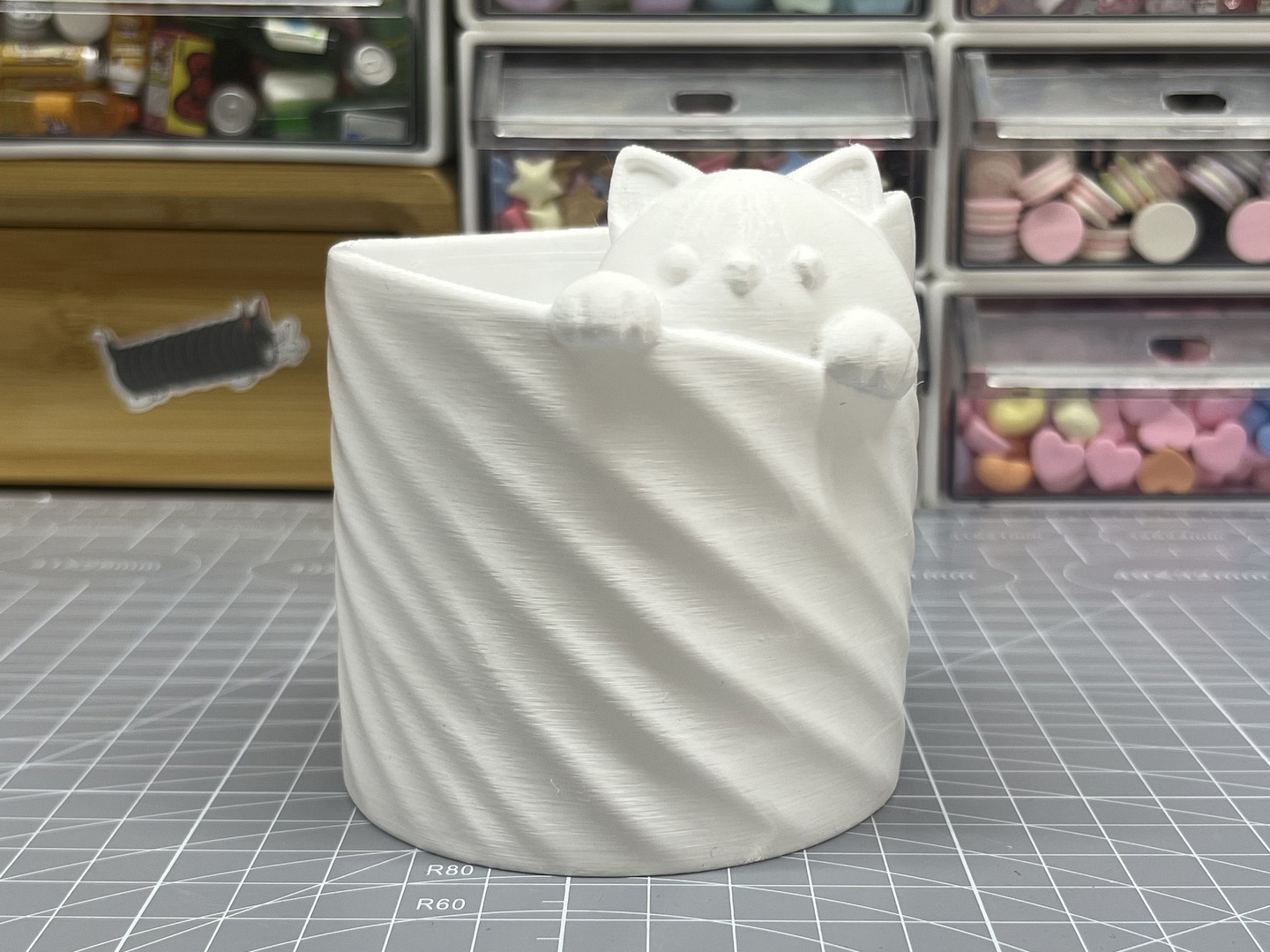 猫咪笔筒