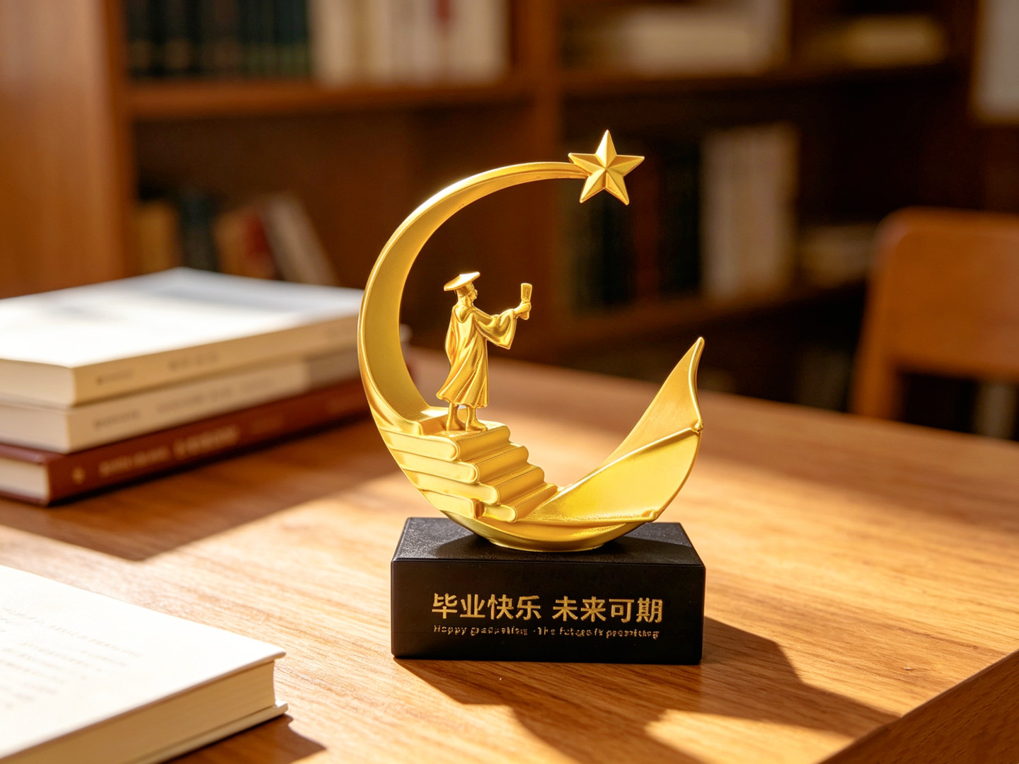 《摘星赴月》毕业艺术摆件