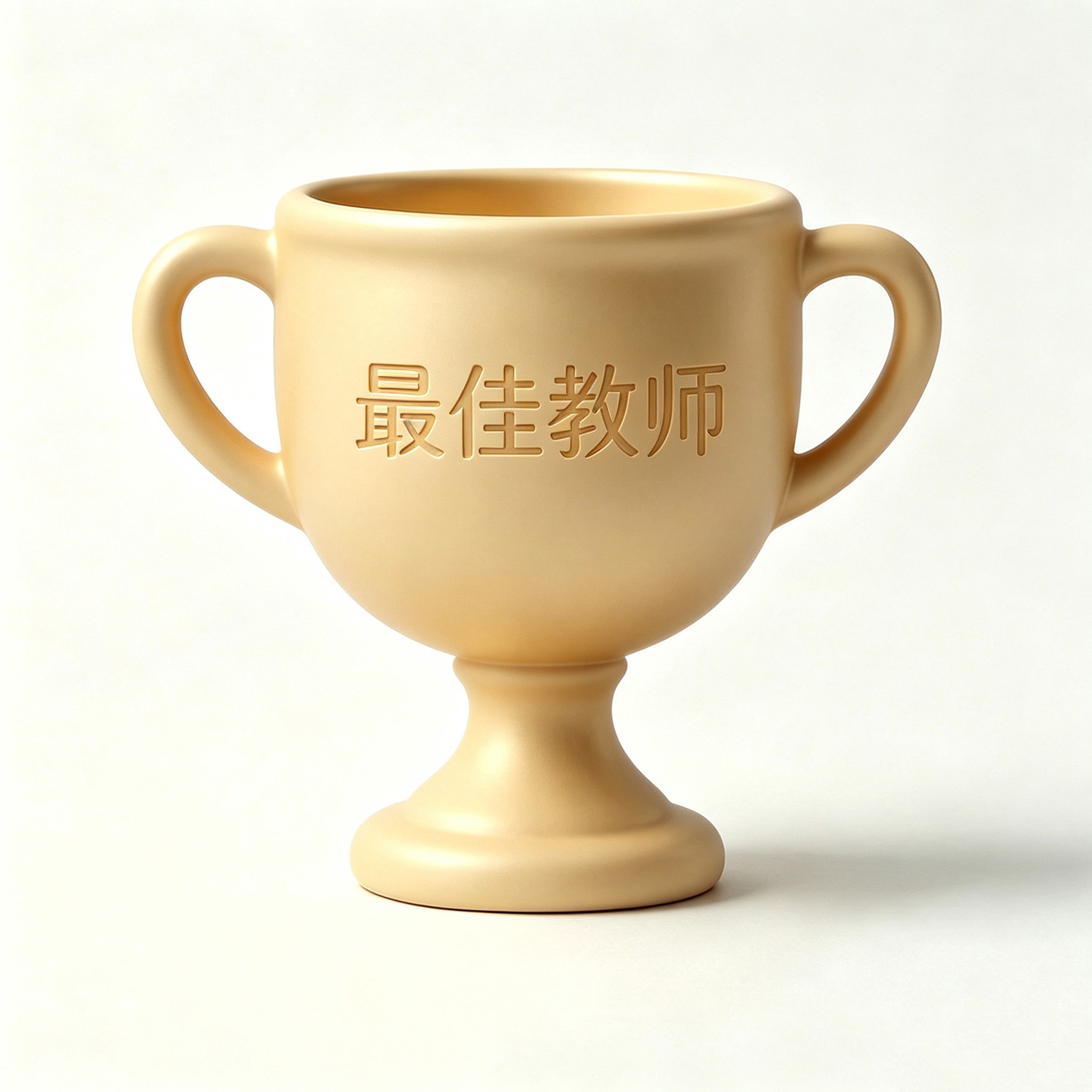 最佳教师奖杯 可当收纳笔筒