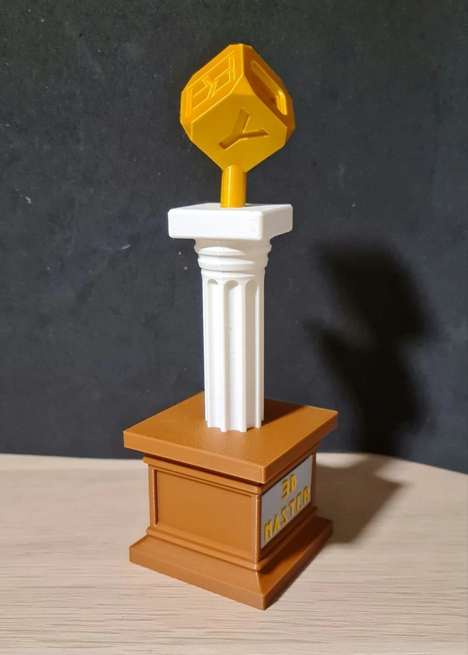 3D大师奖杯
