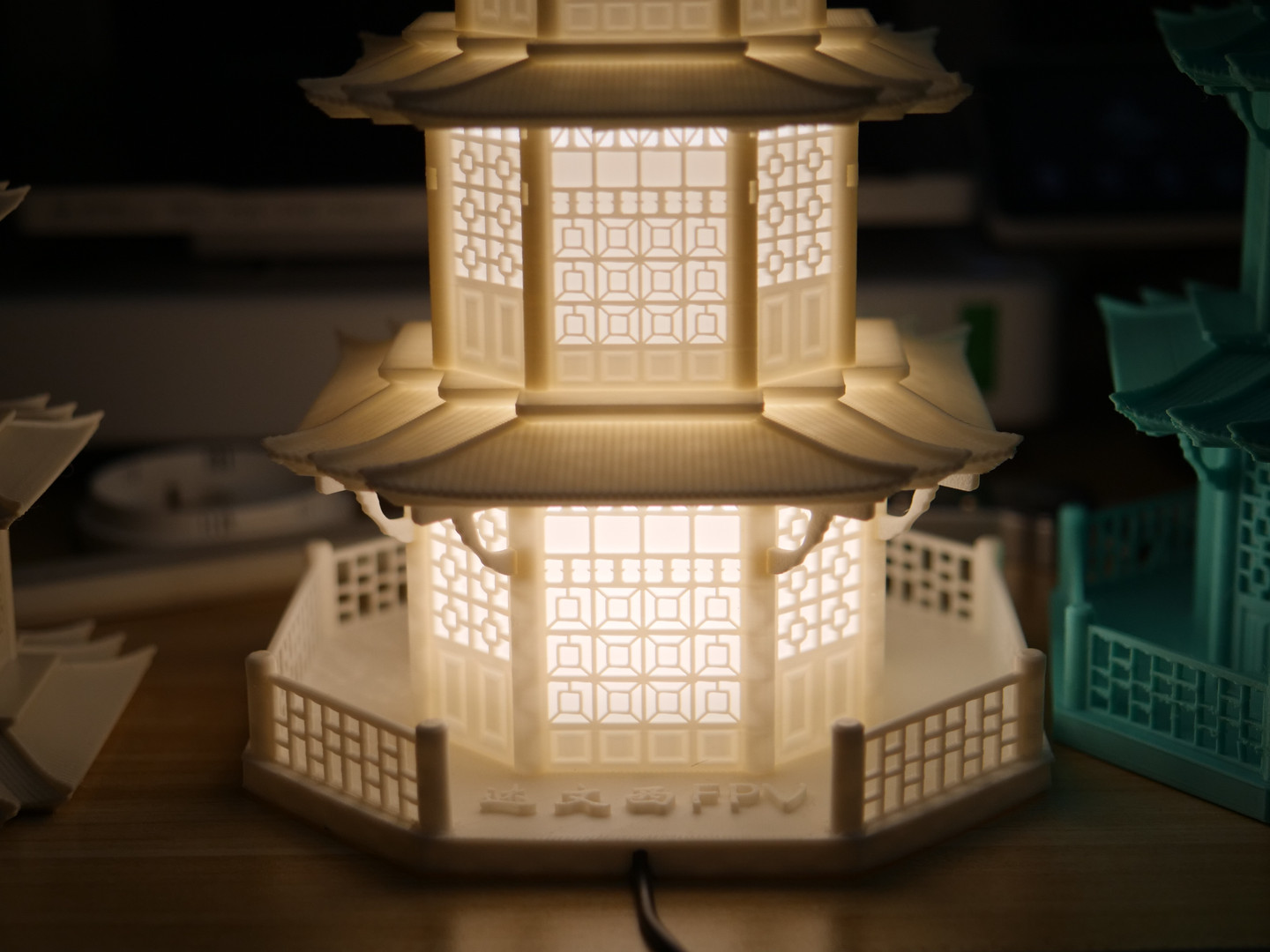 中式《氛围灯》Mood lighting，LED灯 001
