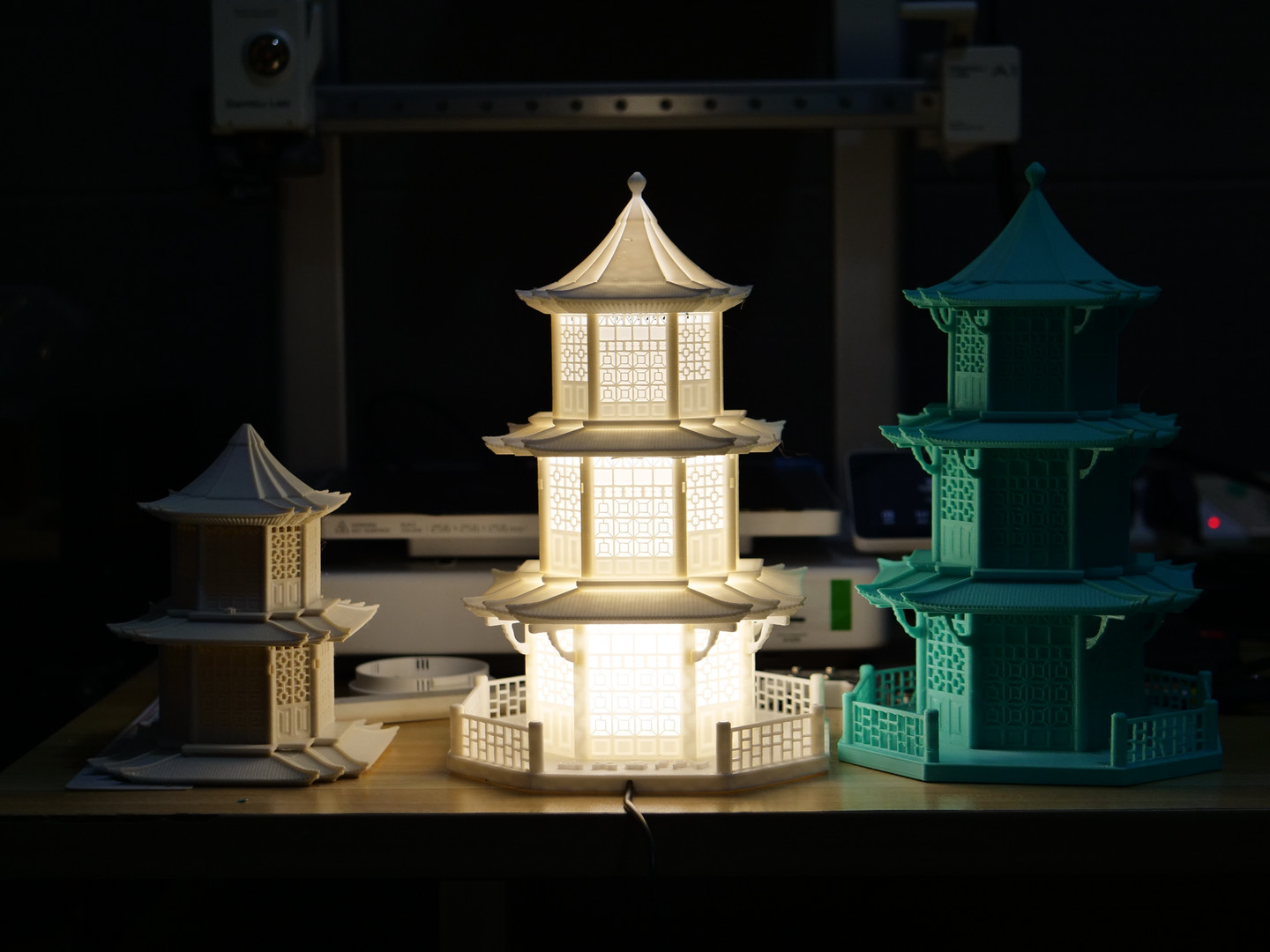 中式《氛围灯》Mood lighting，LED灯 001