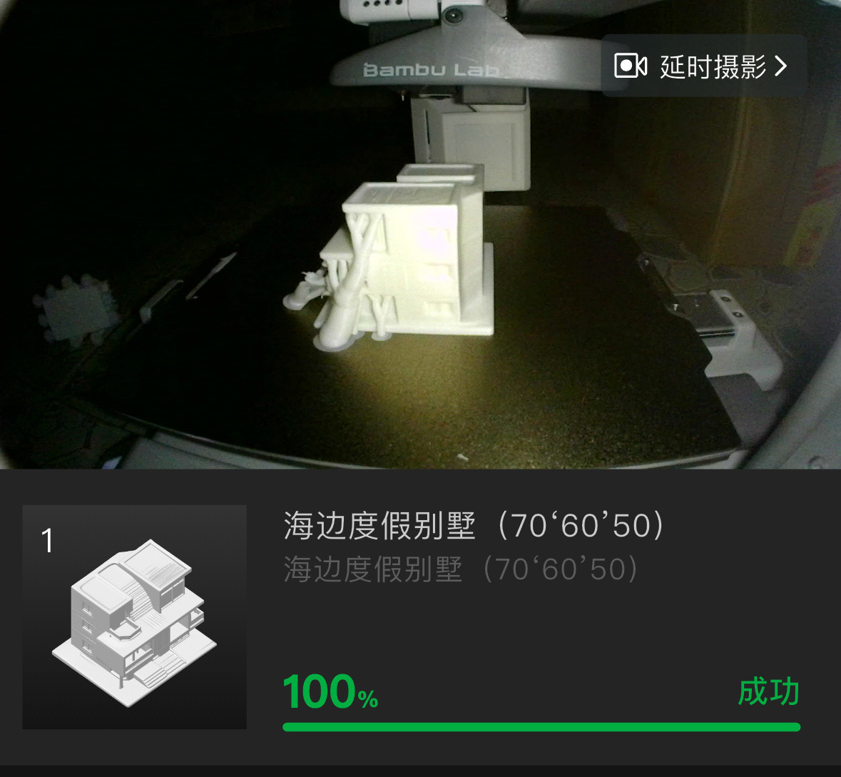 现代建筑—海边度假别墅  一体打印