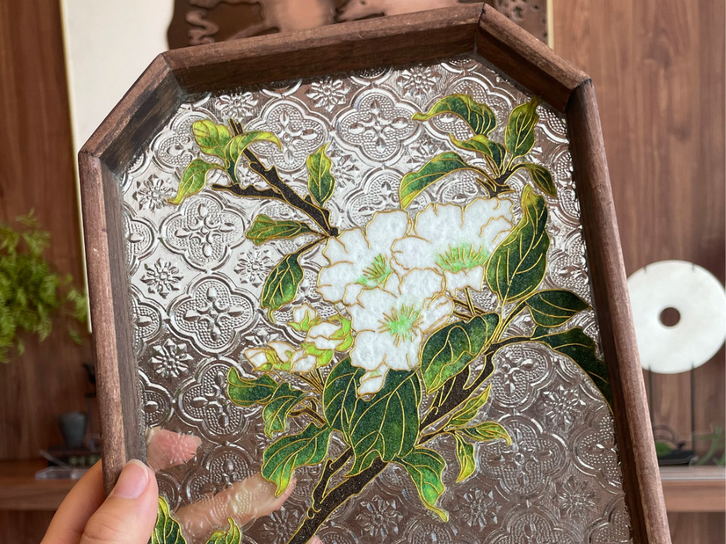 掐丝花摆件