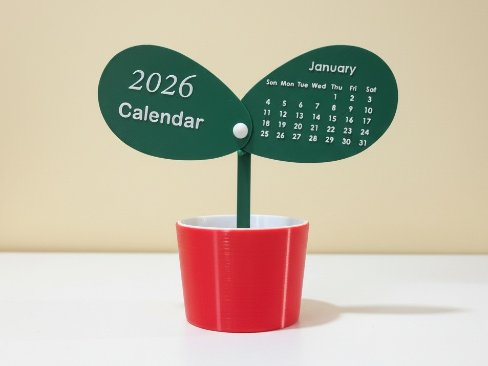 2026春日萌芽创意台历|桌面摆件、收纳
