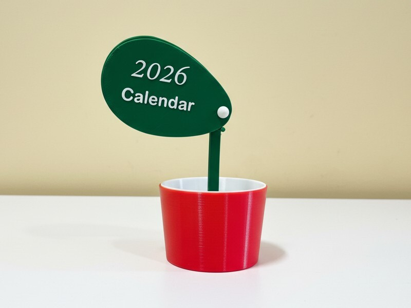 2026春日萌芽创意台历|桌面摆件、收纳
