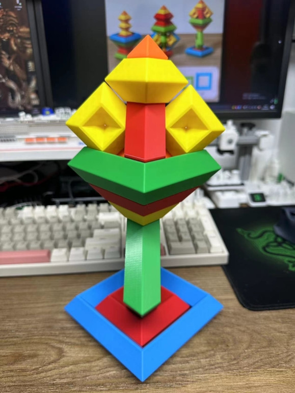 金字塔积木