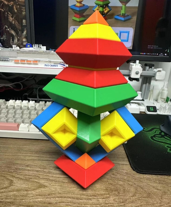 金字塔积木