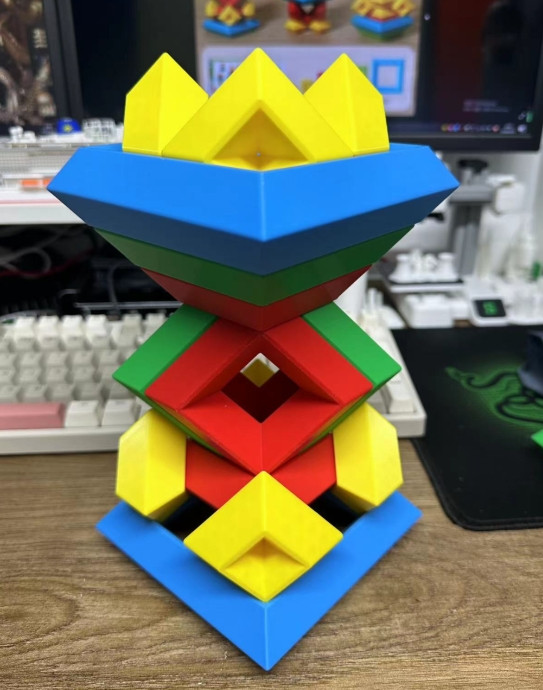 金字塔积木