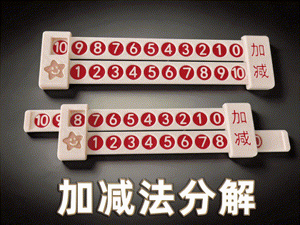 一体打印 数字加减法分解教具