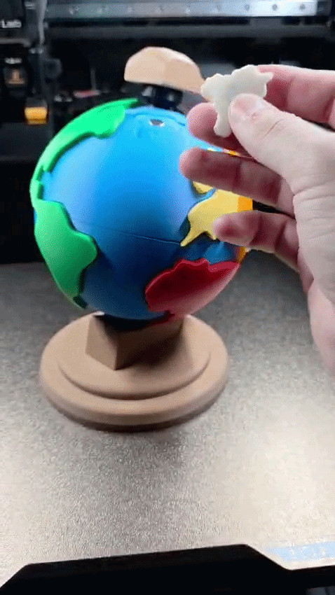 地球磁性拼图