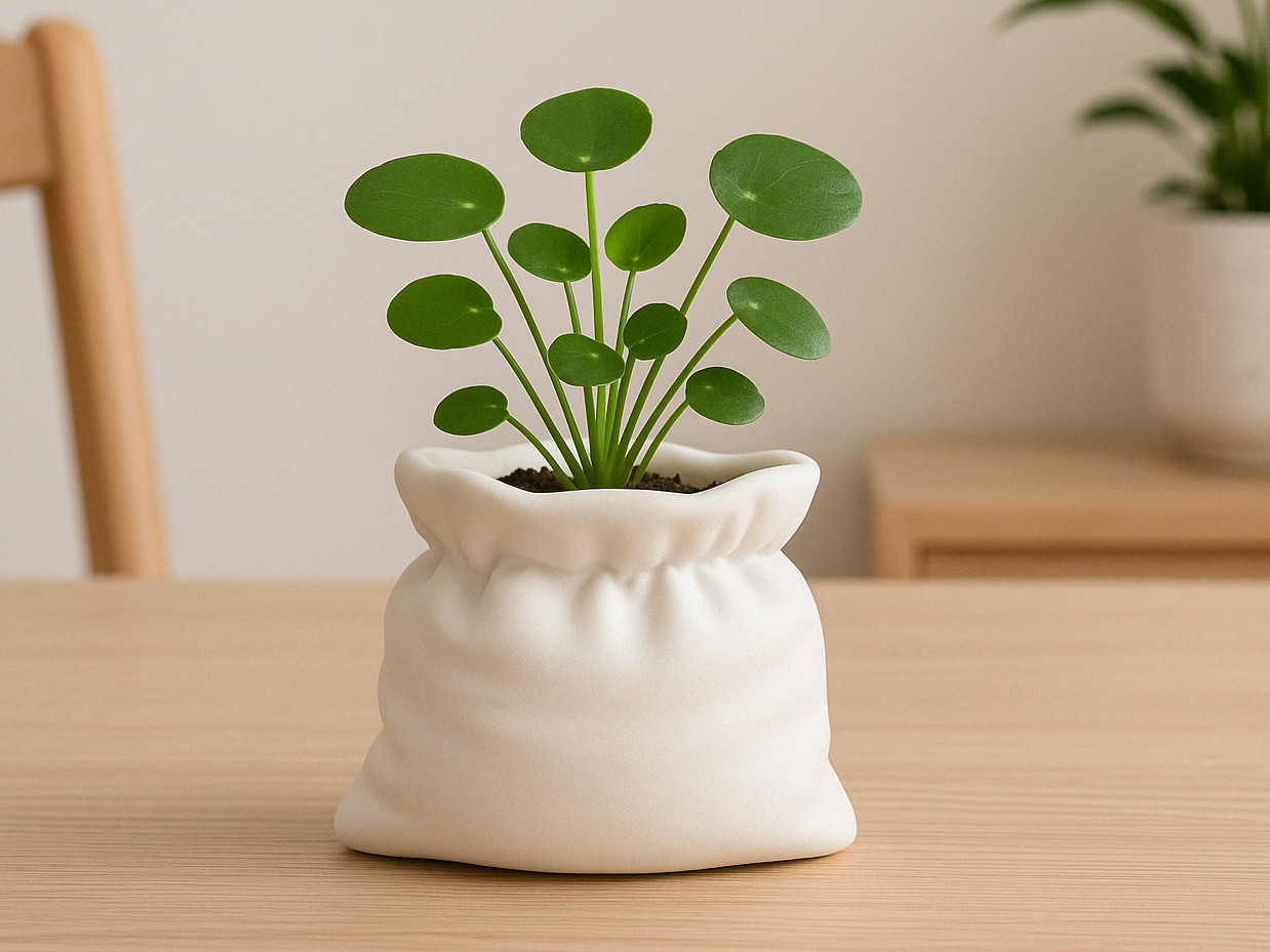 软袋花瓶 – 3D打印织物效果布袋