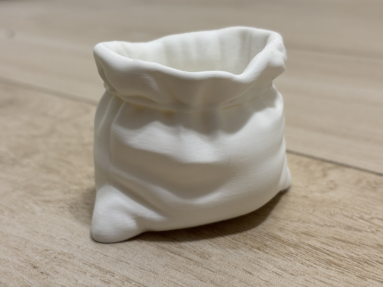 软袋花瓶 – 3D打印织物效果布袋