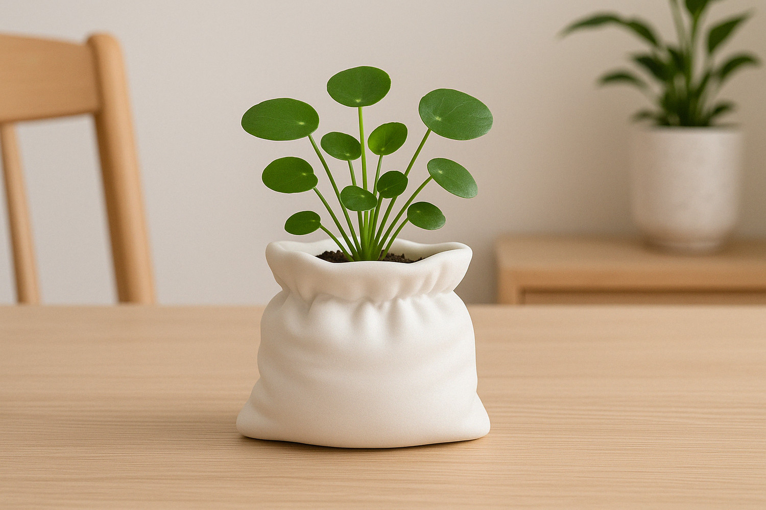 软袋花瓶 – 3D打印织物效果布袋