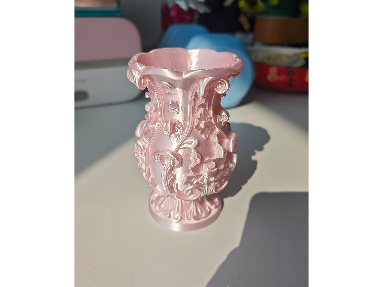 巴洛克风豆笔瓶花瓶笔筒摆件