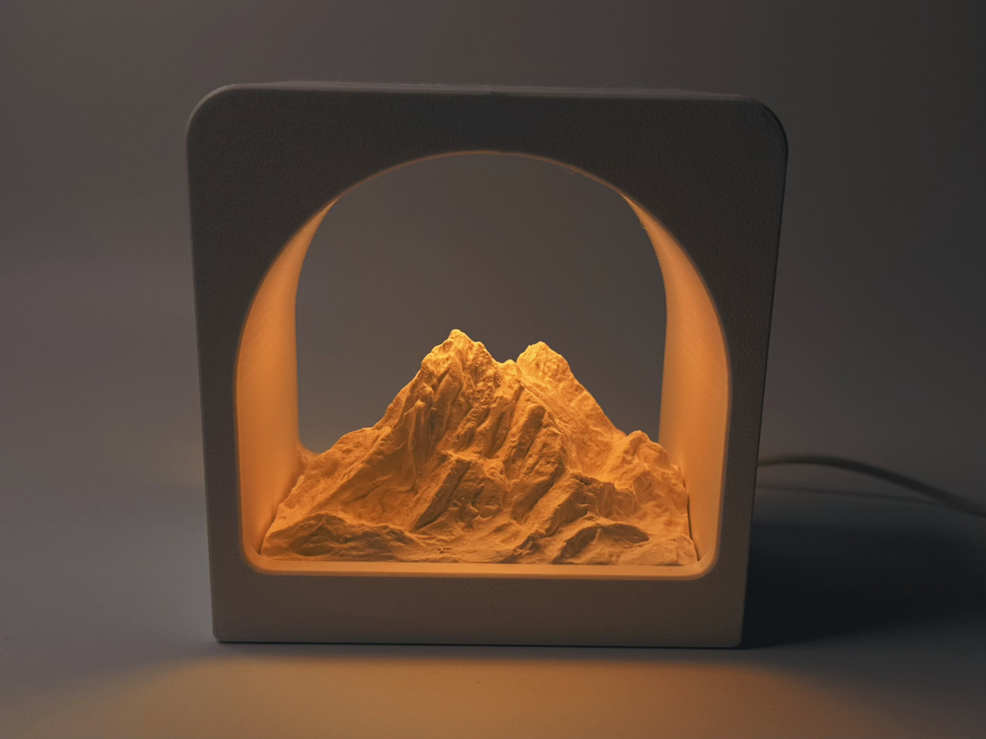 梦幻山脉3D打印香薰氛围灯｜唯美山景家居摆件｜创意礼物推荐