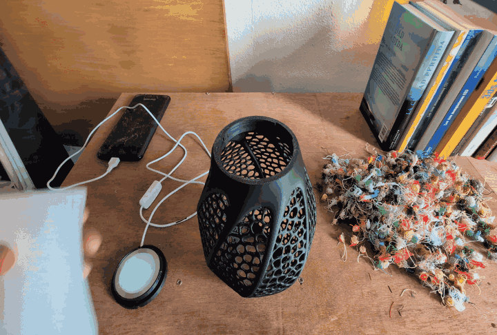 Voronoi “废料” 灯