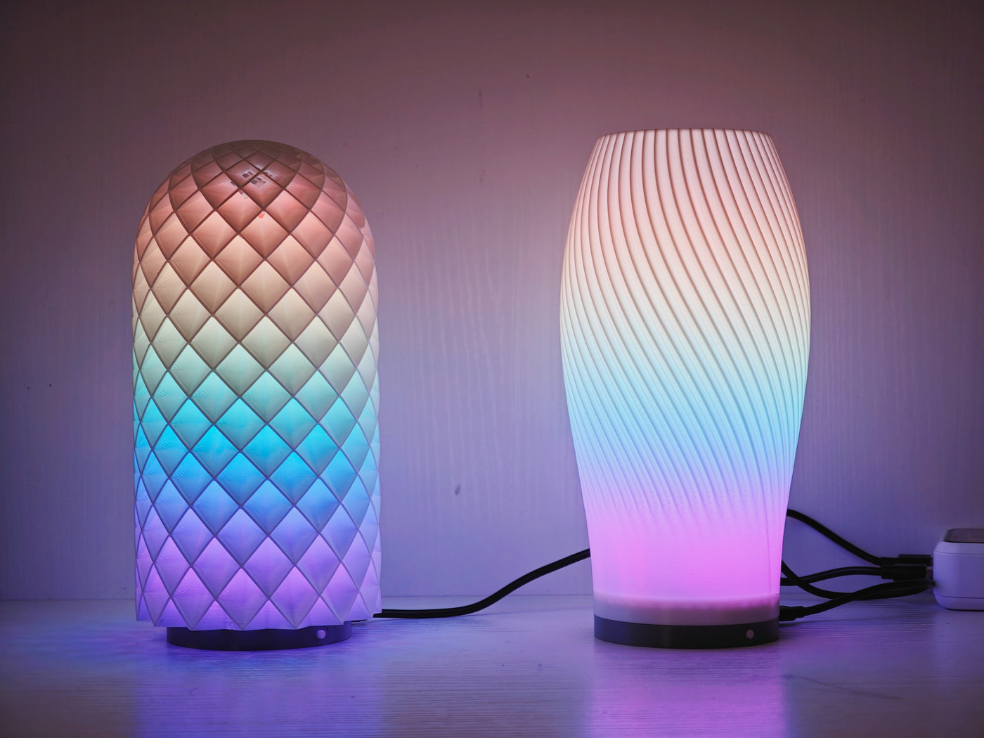 拓竹LED灯套件esp32 wled幻彩智能氛围灯驱动底座（超低成本）