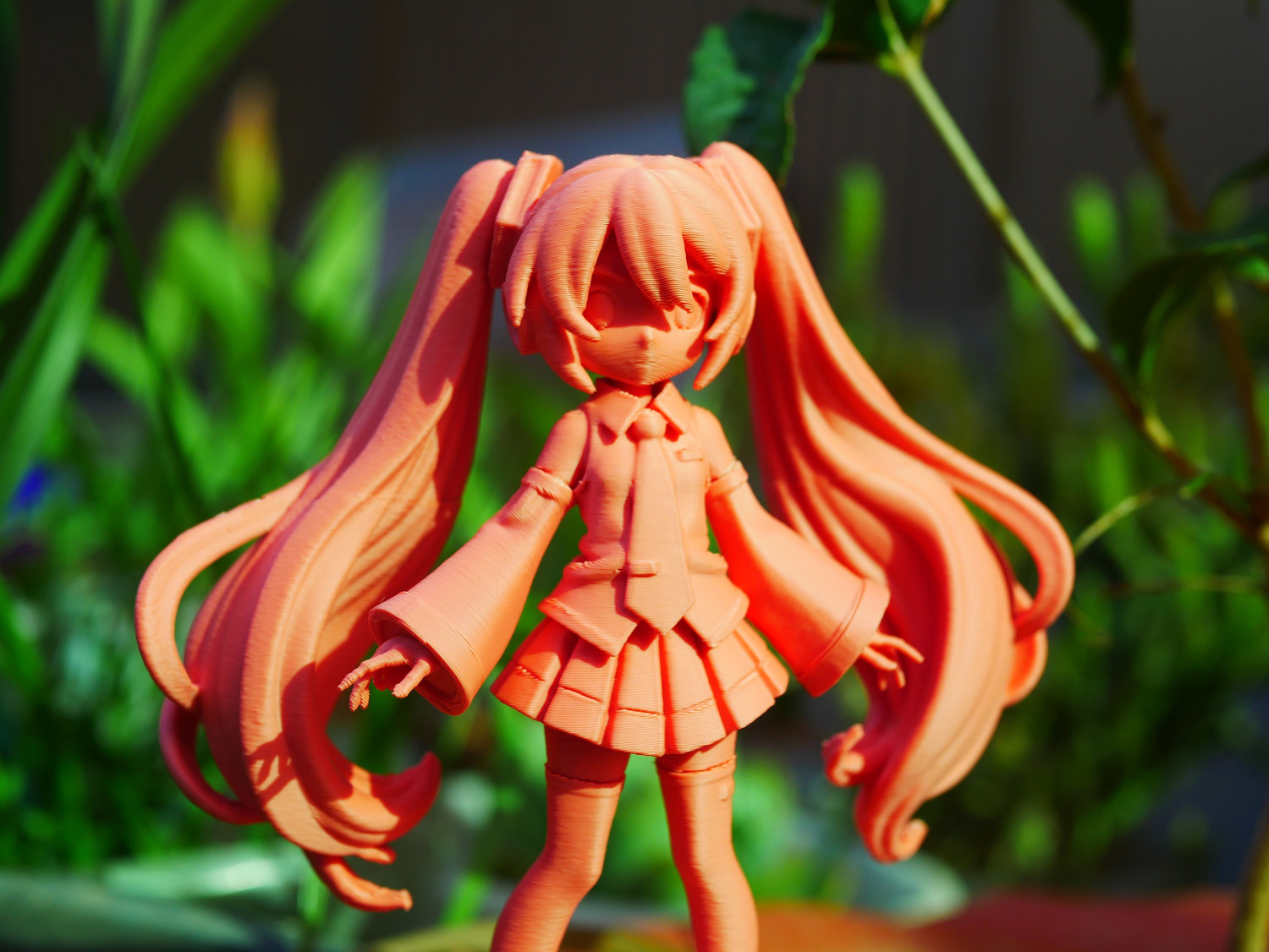 初音未来手办.分件打印不易翻车