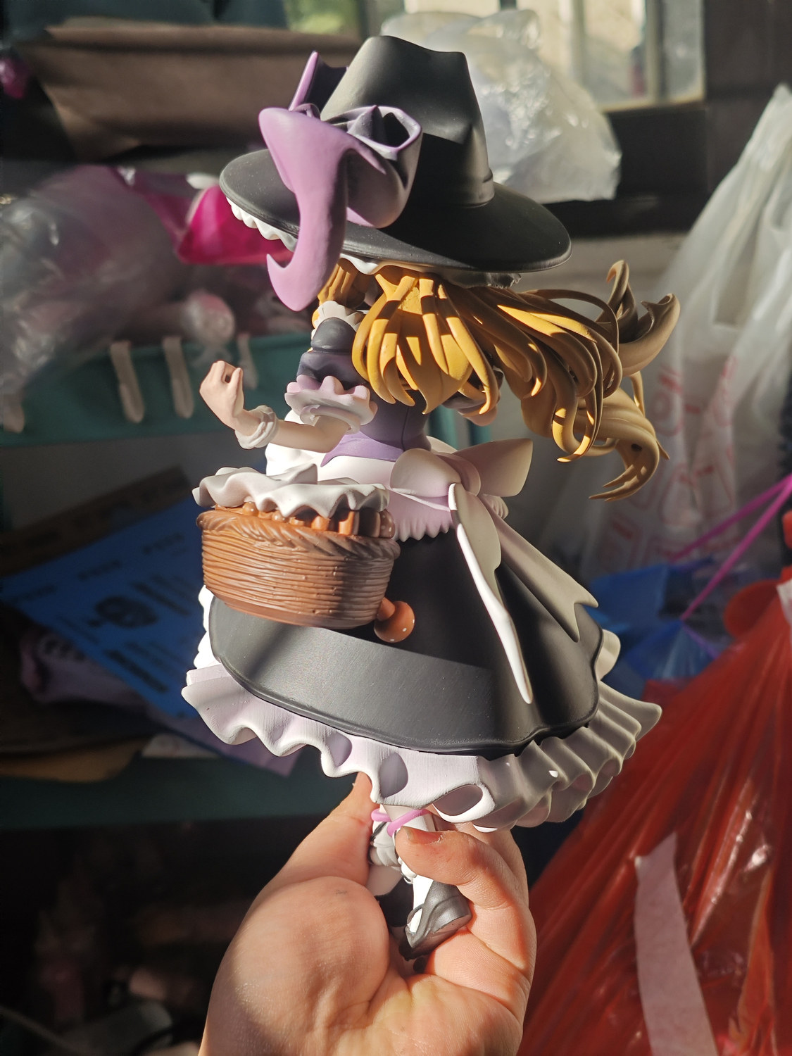 《东方project》雾雨魔理沙 站姿手办 高23cm 已分件 易上色