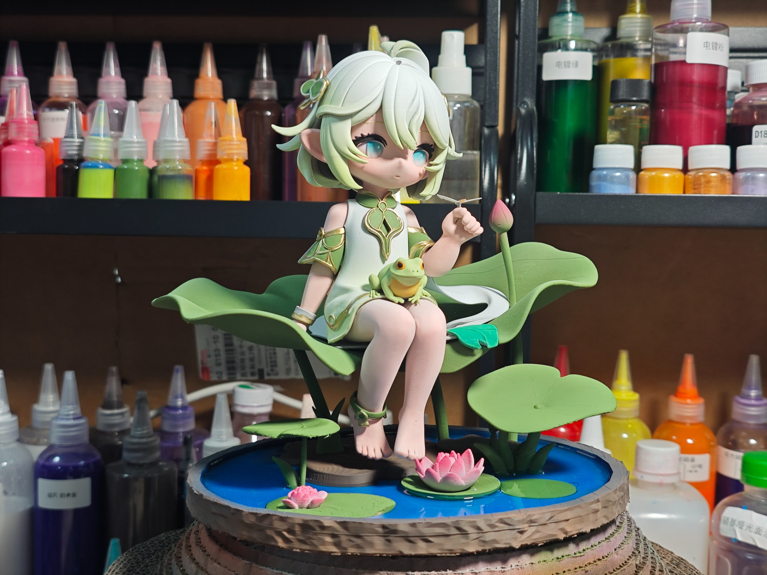 《原神》纳西妲 草神 坐姿 21cm 手办 已分件 易上色
