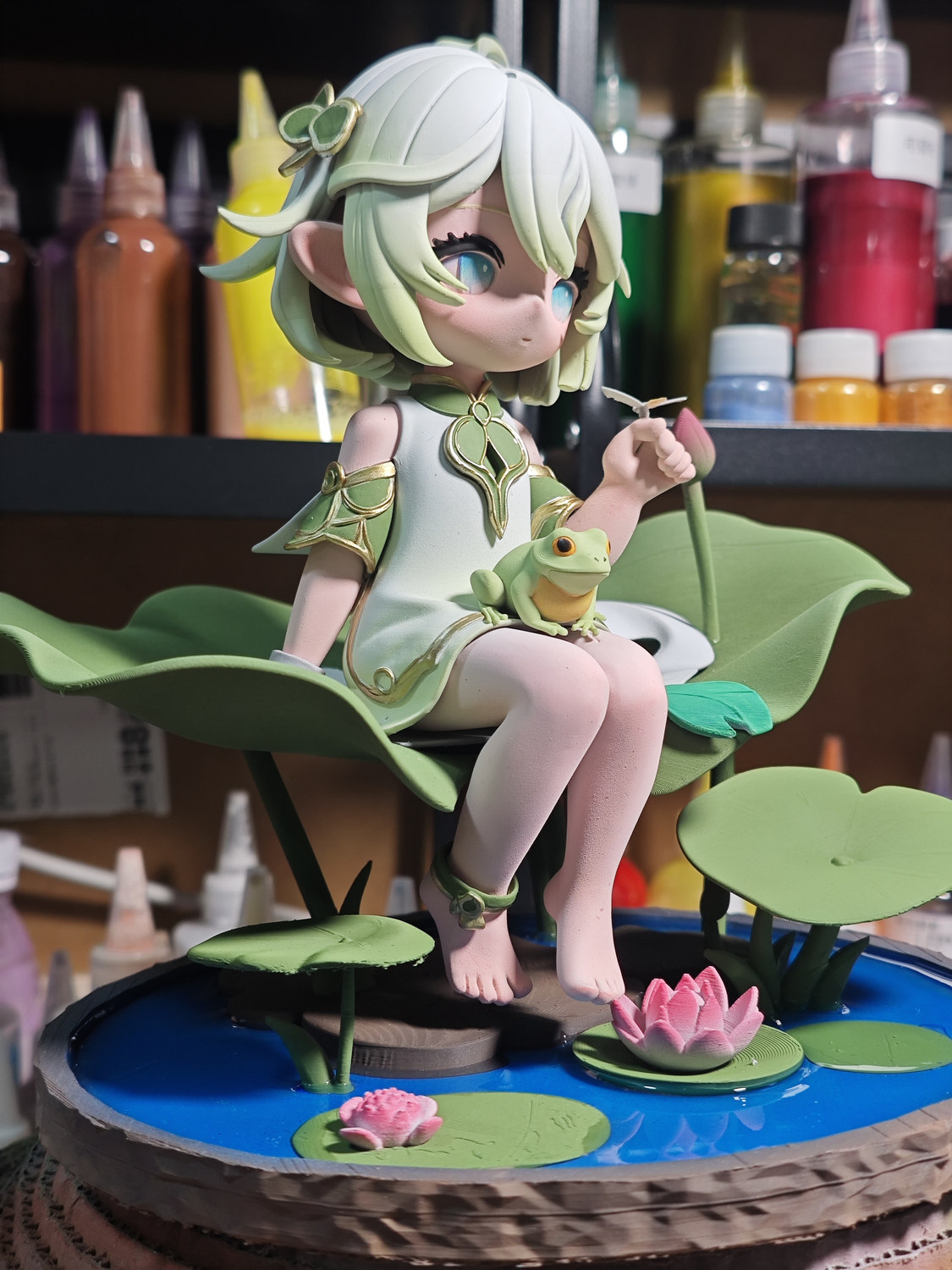 《原神》纳西妲 草神 坐姿 21cm 手办 已分件 易上色