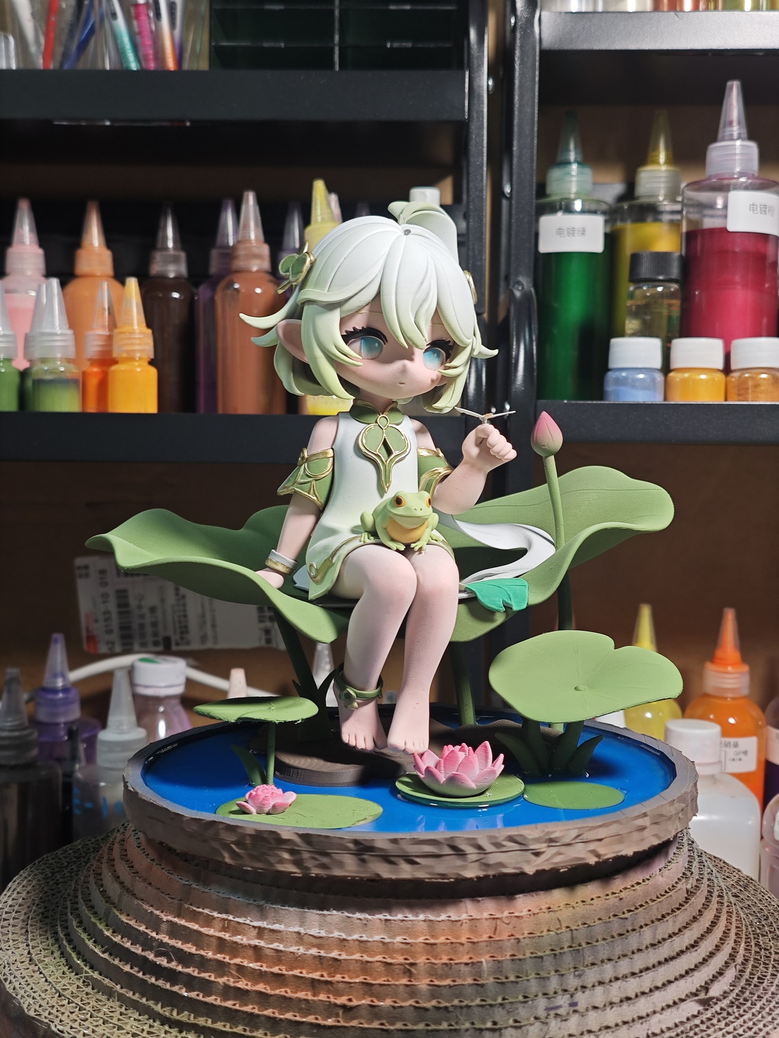 《原神》纳西妲 草神 坐姿 21cm 手办 已分件 易上色