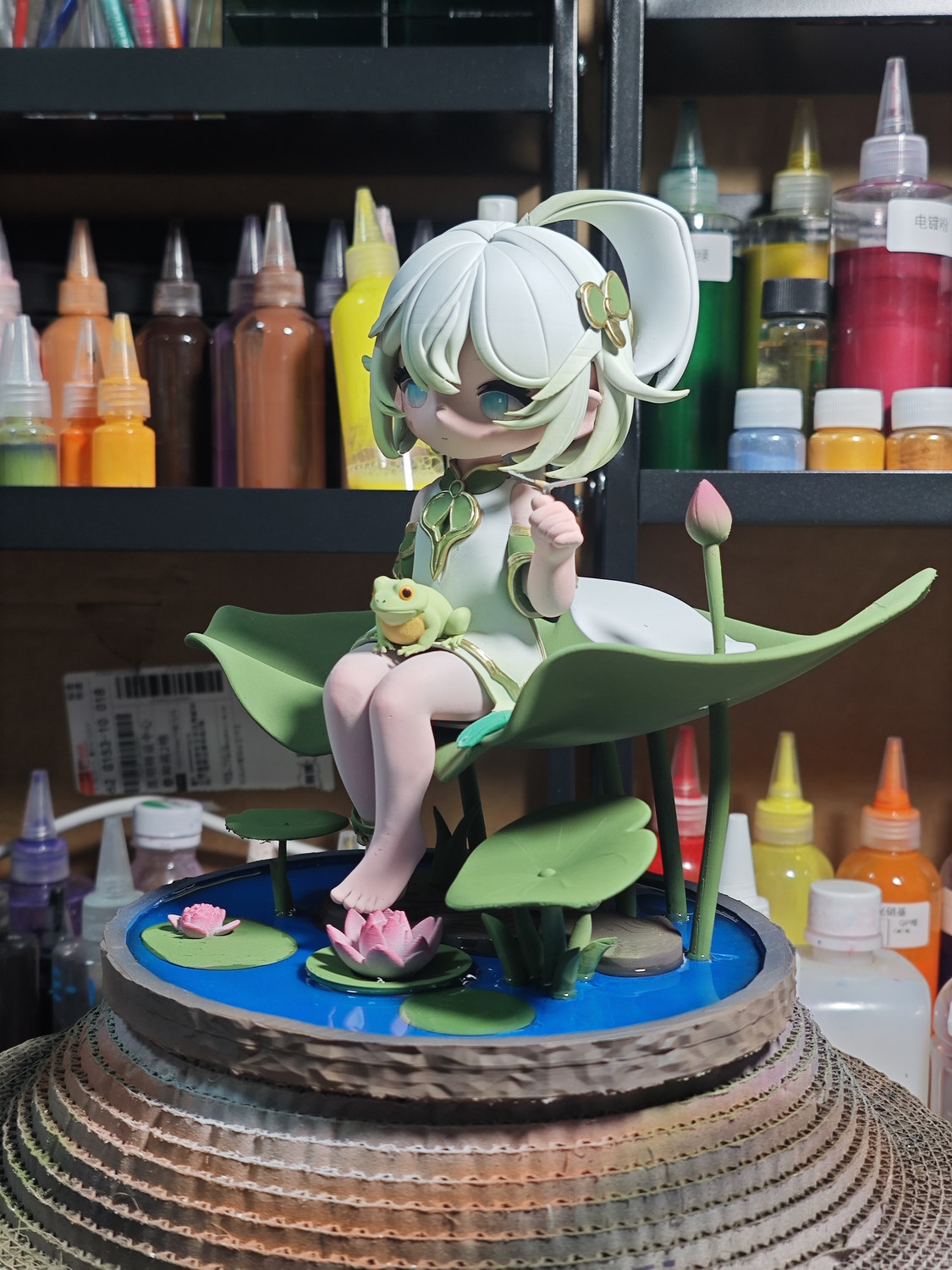 《原神》纳西妲 草神 坐姿 21cm 手办 已分件 易上色