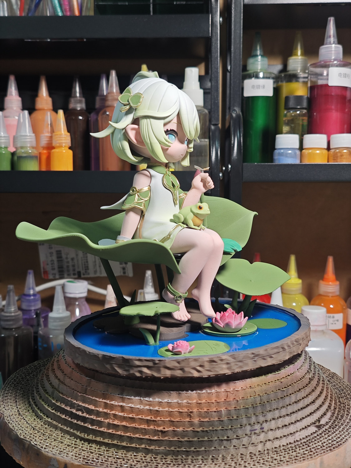 《原神》纳西妲 草神 坐姿 21cm 手办 已分件 易上色