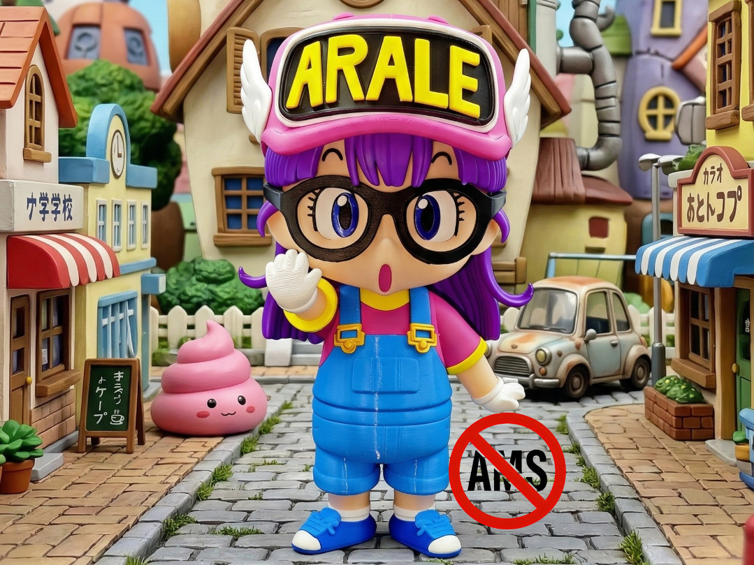 阿拉蕾 ARALE IQ博士 小云 小吉 鸟山明  手办 摆件 公仔 模型 拆件分色 免AMS 免涂