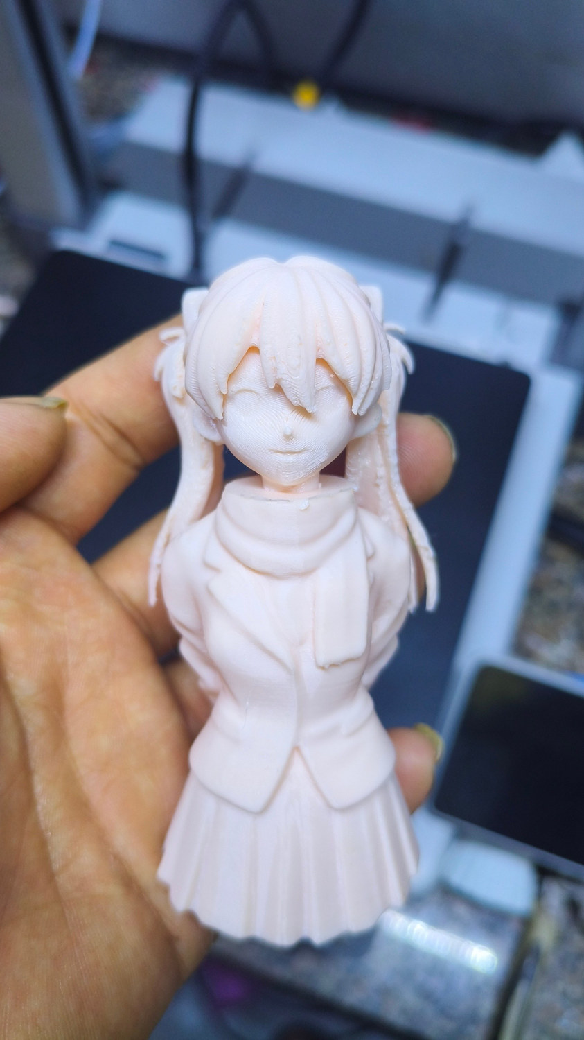 明日香jk学院风模型手办（已拆件手动上色）