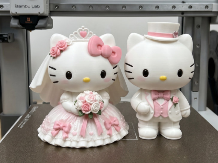 花嫁婚礼结婚新郎新娘婚纱HelloKitty kitty
