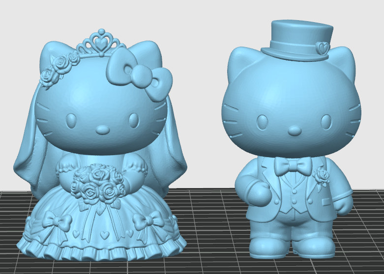 花嫁婚礼结婚新郎新娘婚纱HelloKitty kitty