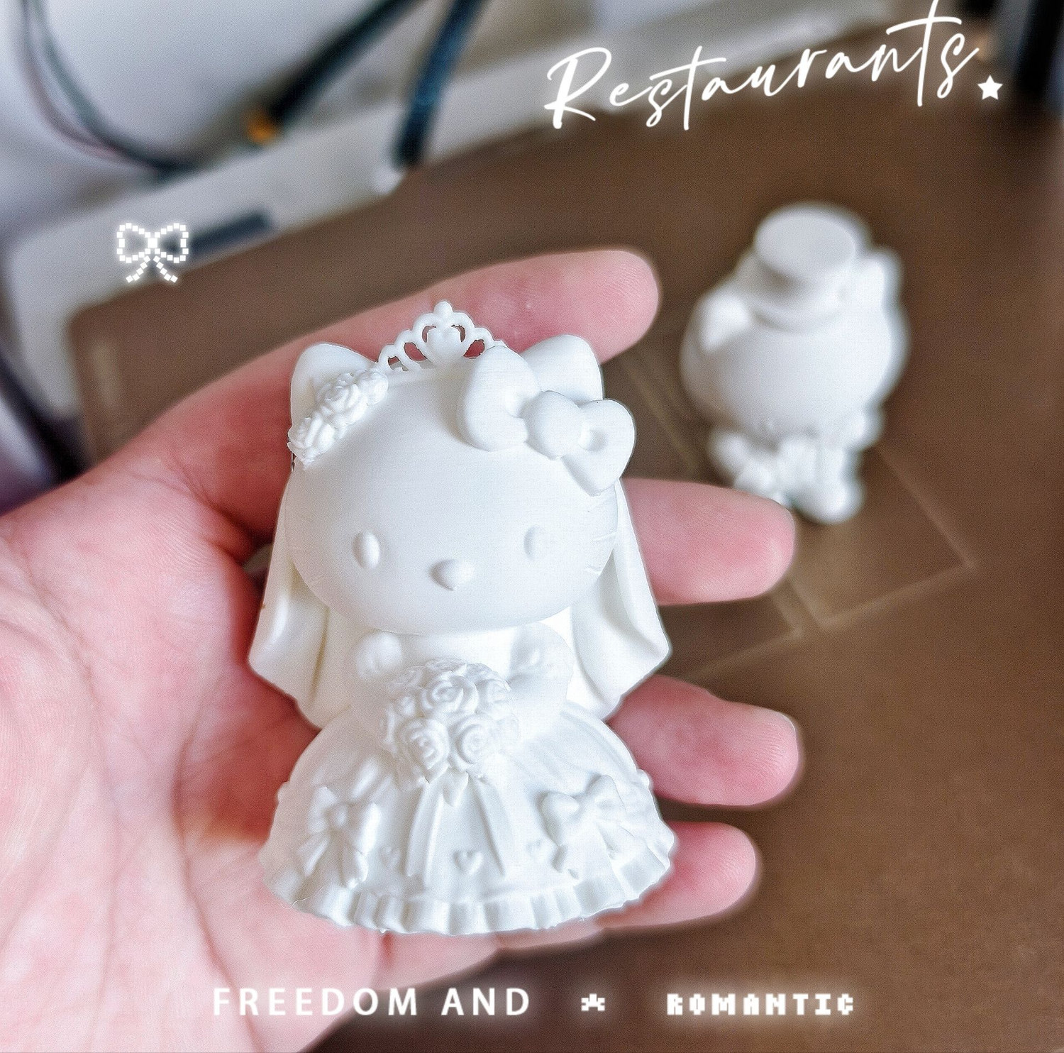 花嫁婚礼结婚新郎新娘婚纱HelloKitty kitty