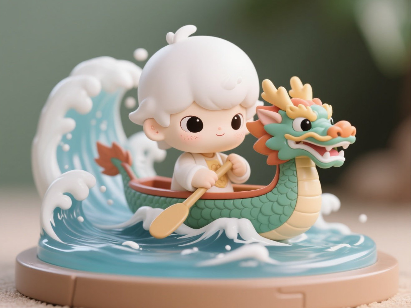 龙舟手办