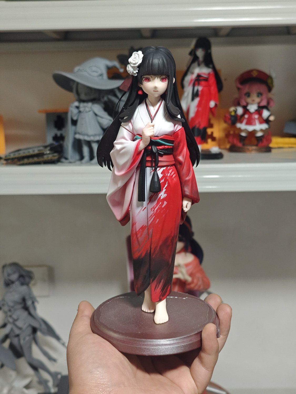 《地狱少女》阎魔爱 站姿 手办 高24cm 多色打印 AMS 已分件 易上色