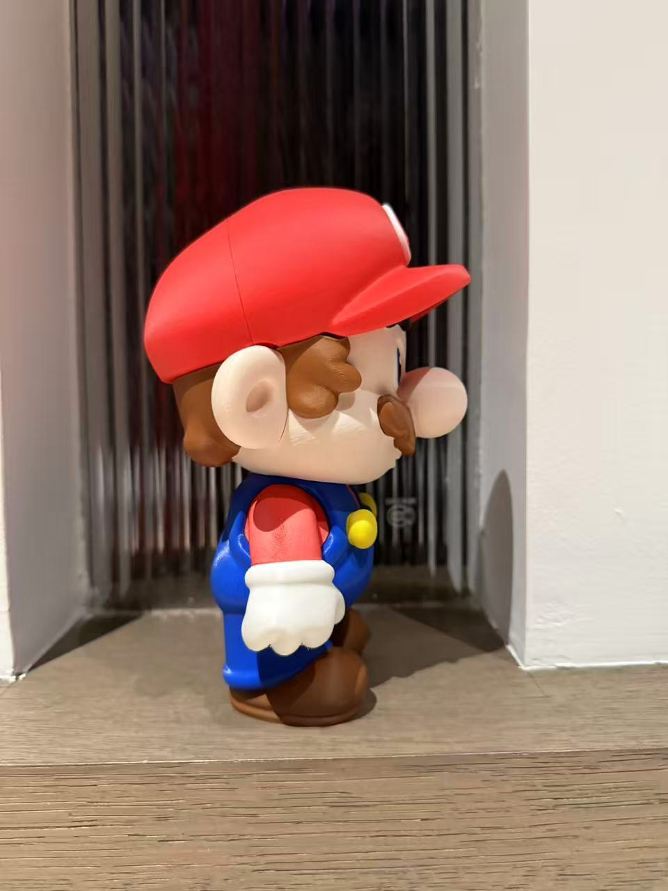 Q版马里奥 Mario 多色拆件打印（无需ams）