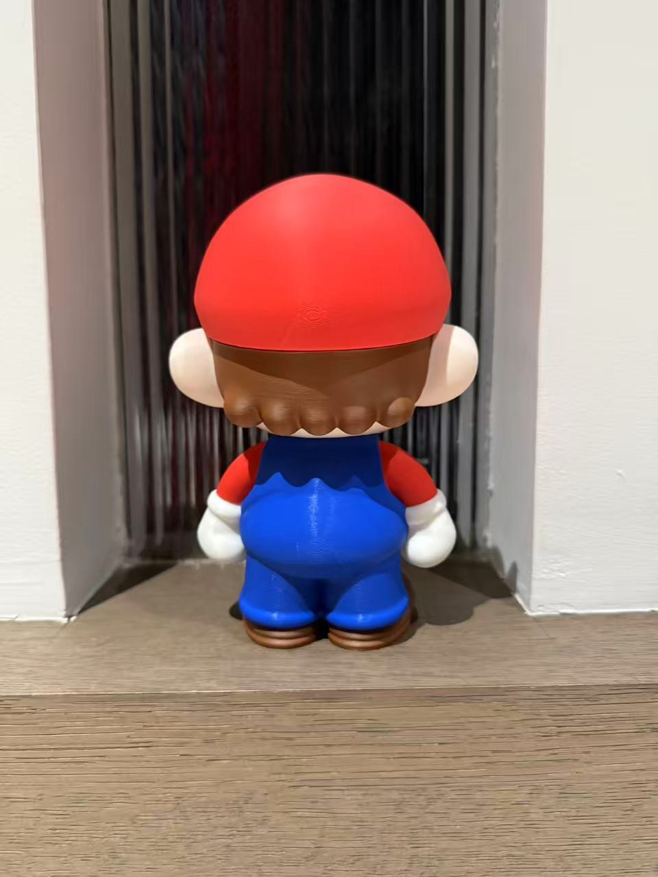 Q版马里奥 Mario 多色拆件打印（无需ams）