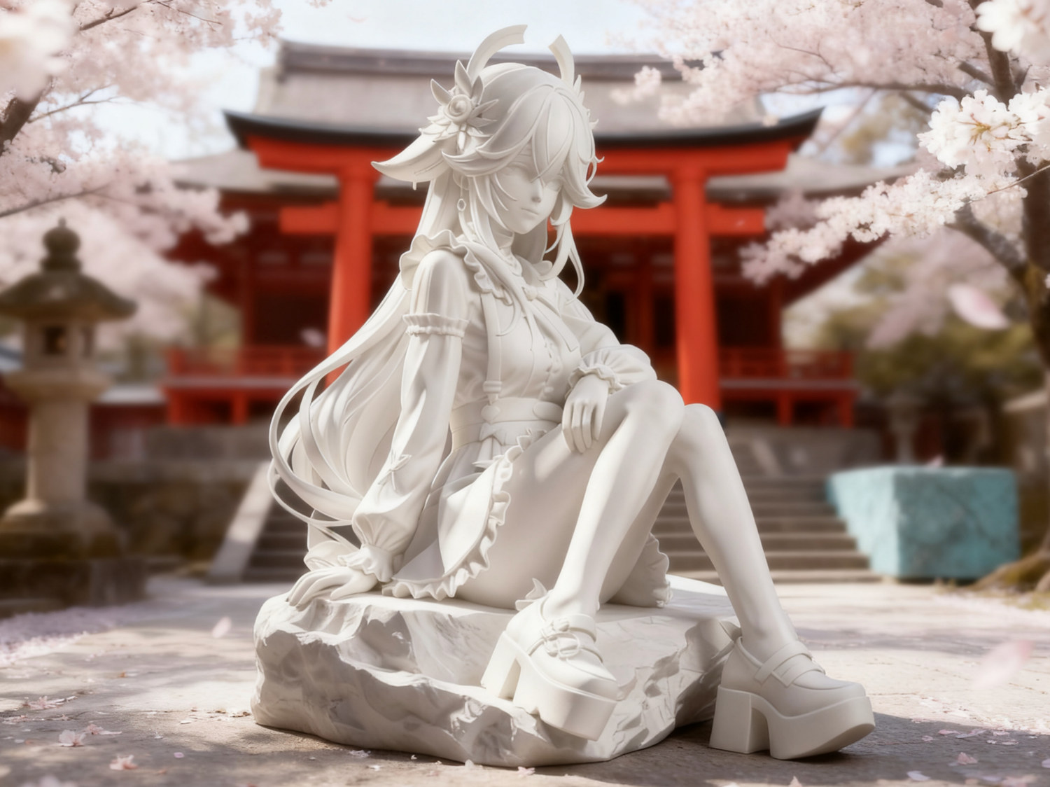 原神二创・八重神子・寂樱之祀