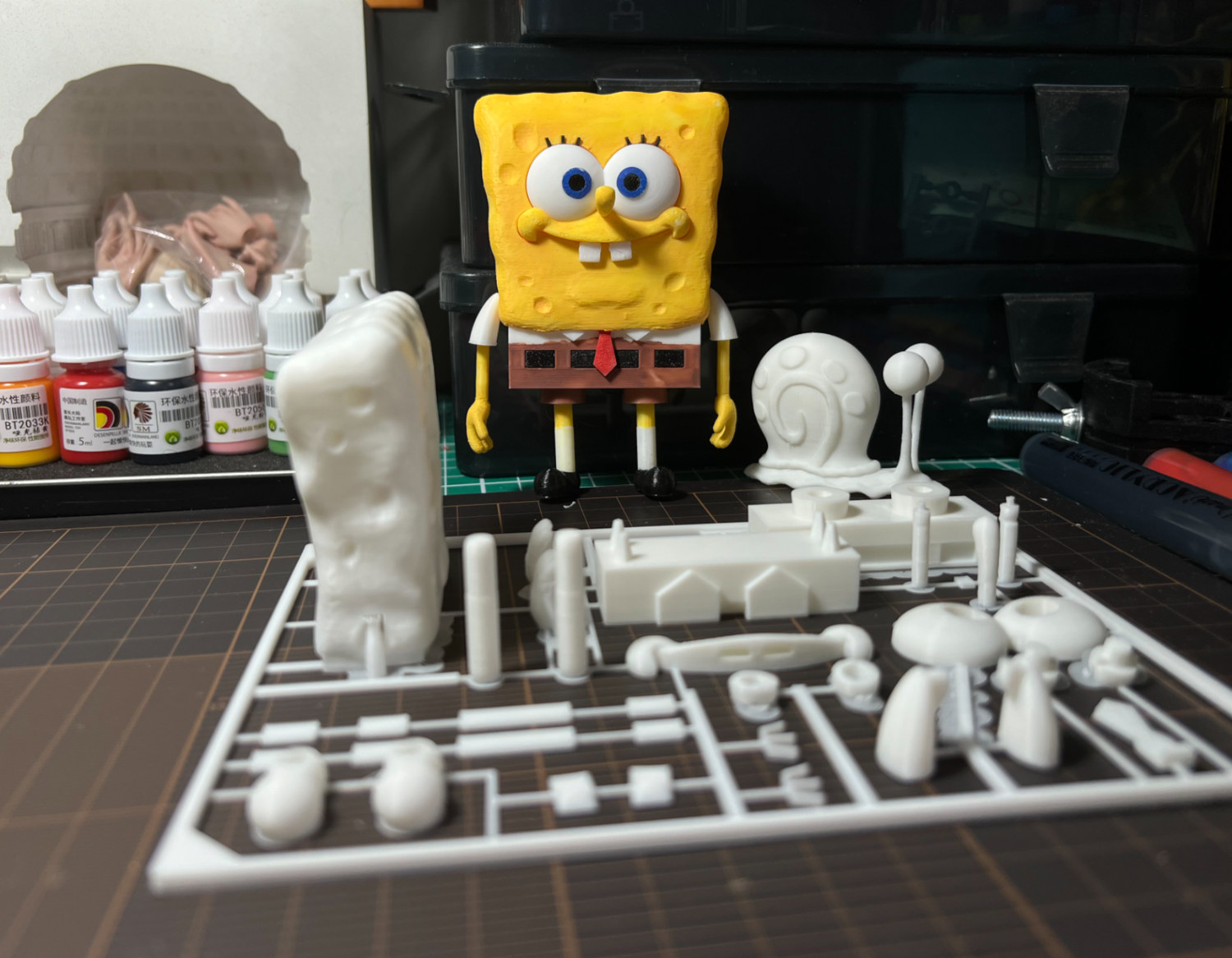Spongebob 海绵宝宝拼装手办