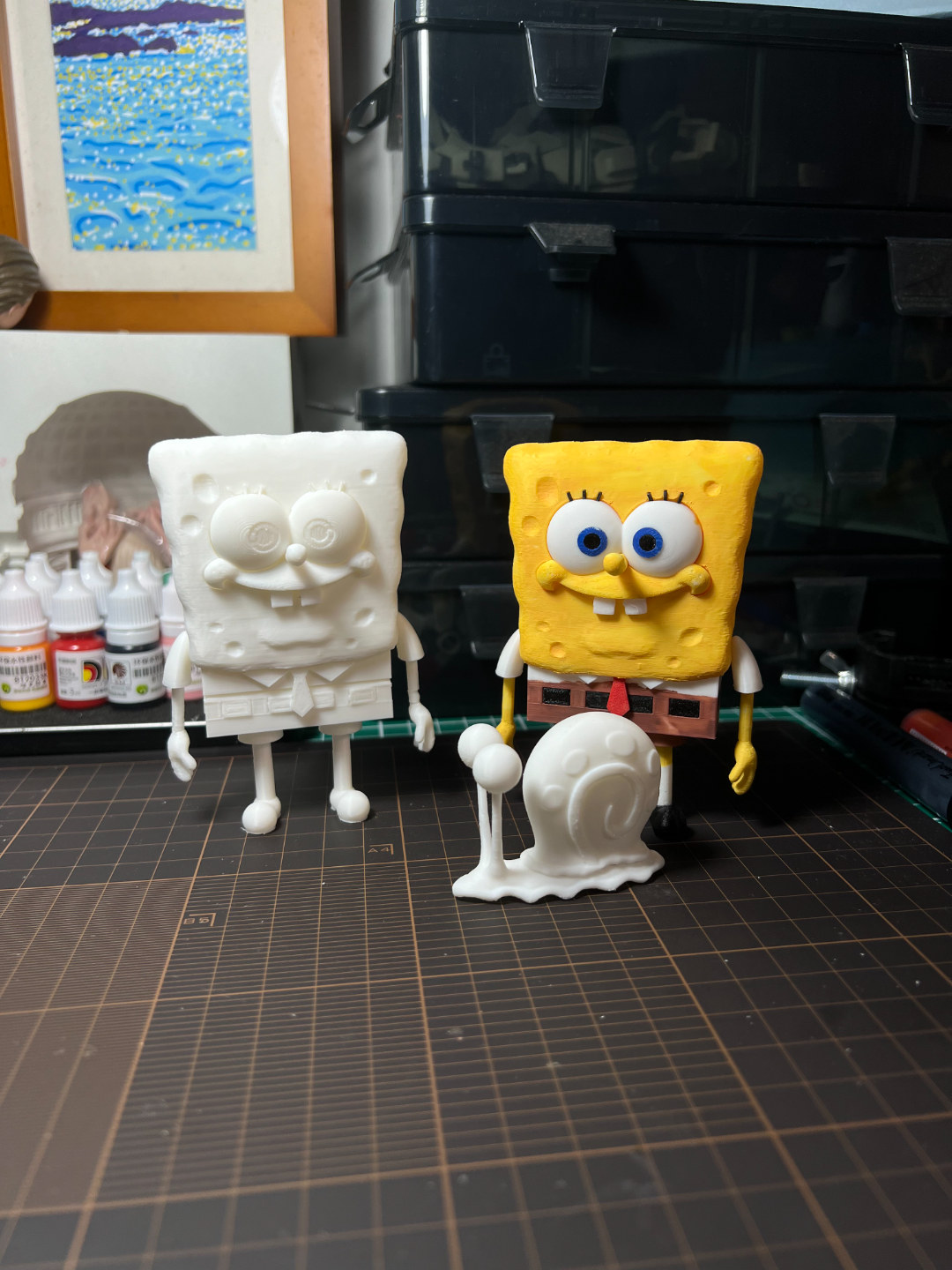 Spongebob 海绵宝宝拼装手办