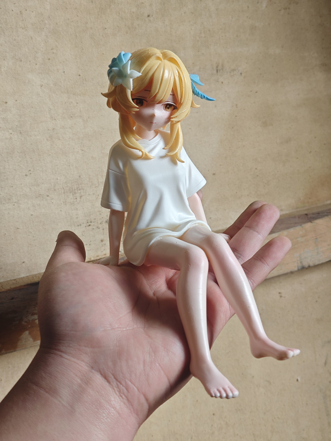 《原神》莹 坐姿手办 高18cm 可爱 多色打印 已分件 易上色