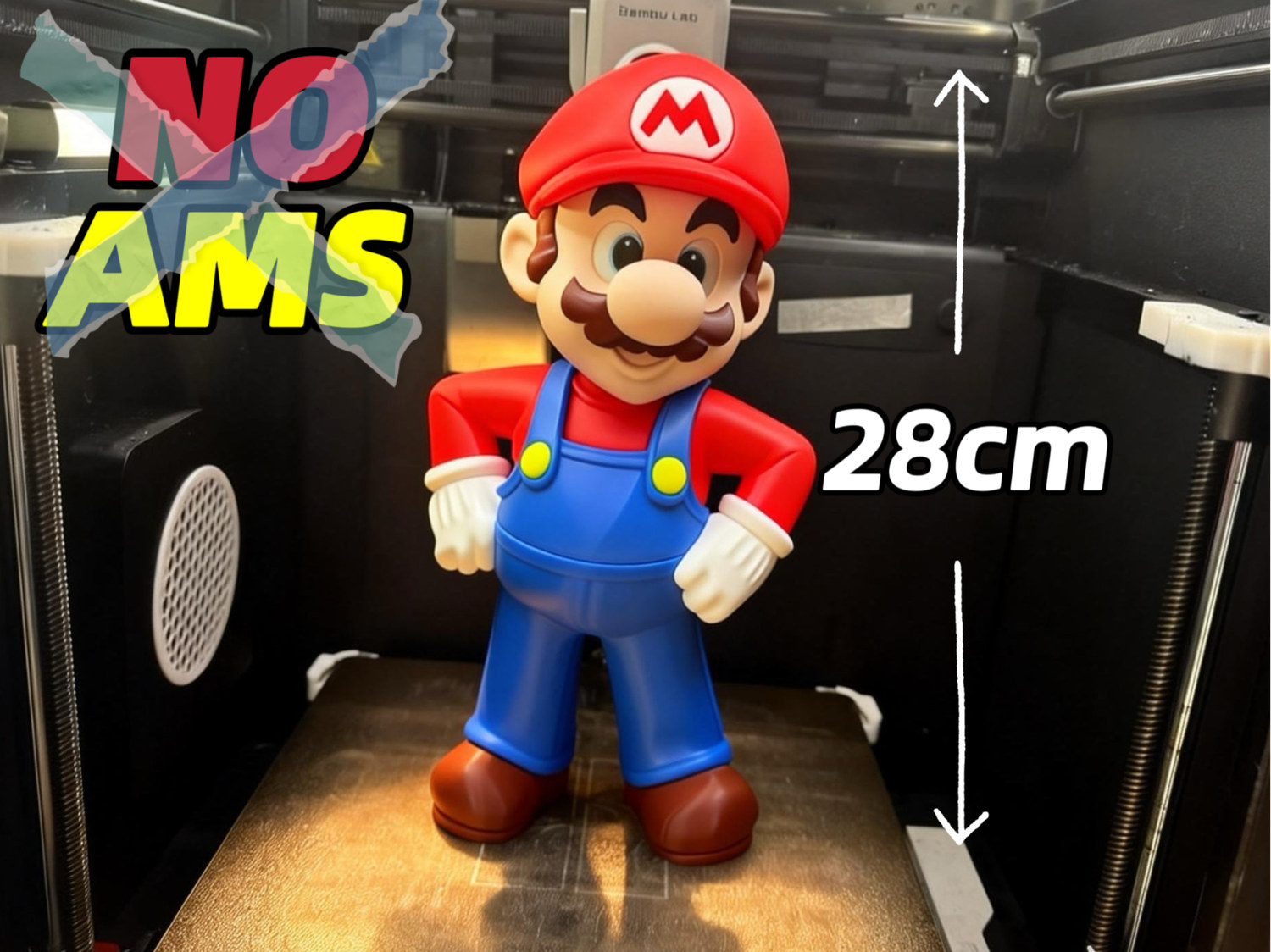 马里奥·超级马里奥系列 高度28cm（无需AMS）Mario·Super Mario Bros