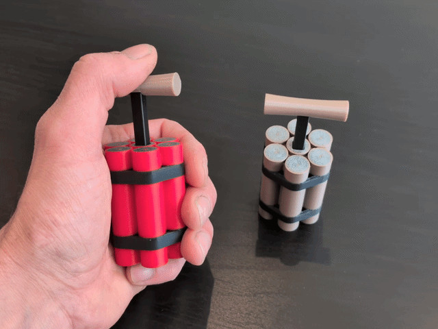 炸药引爆器解压玩具