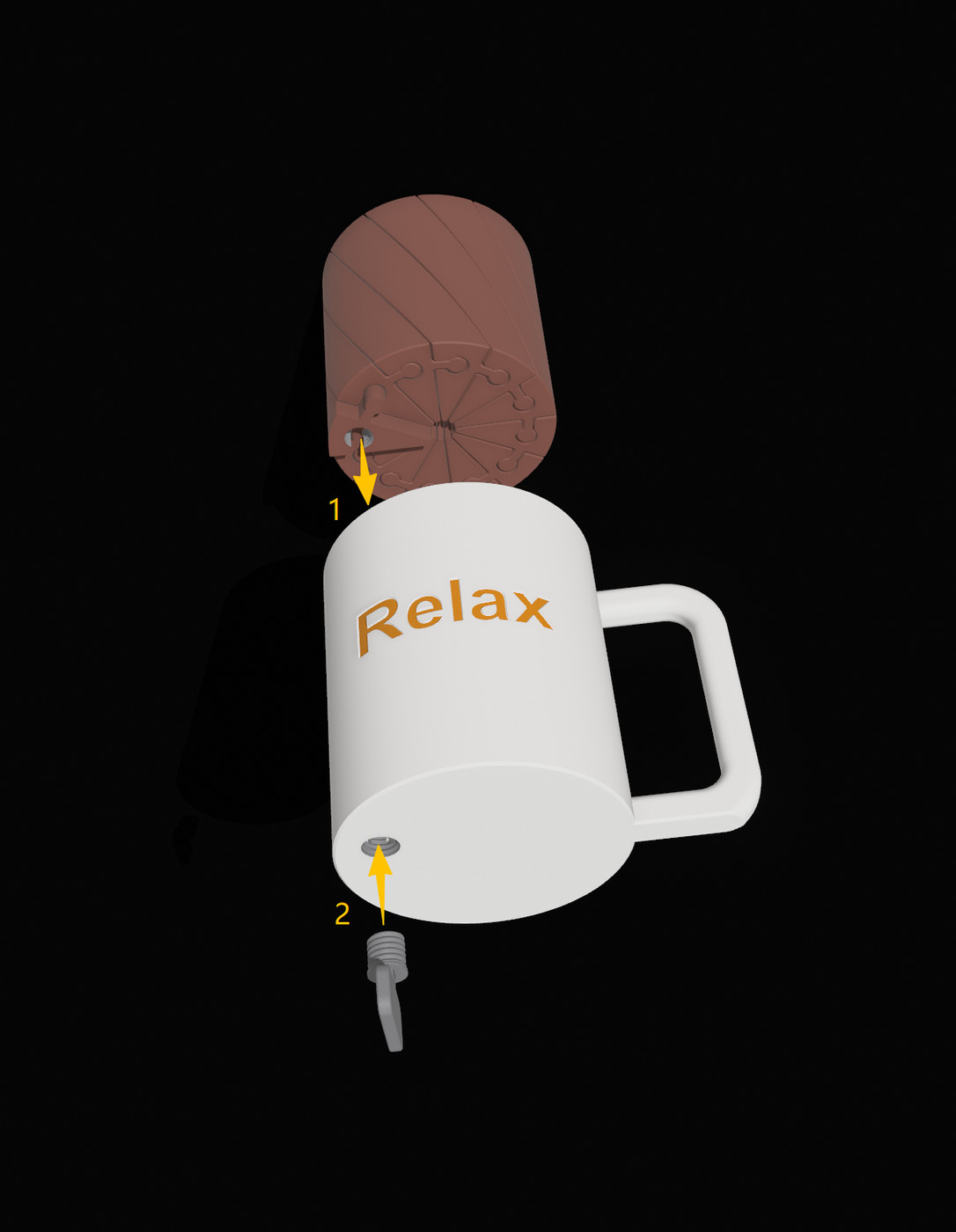 恶作剧解压咖啡杯