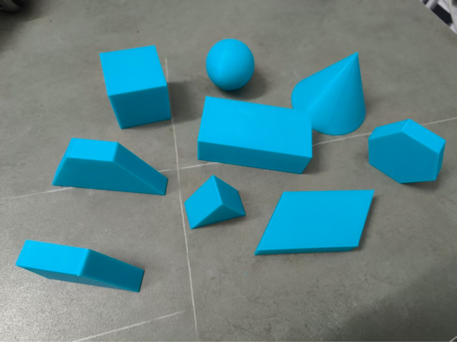 小学数学教具，三维图形认识