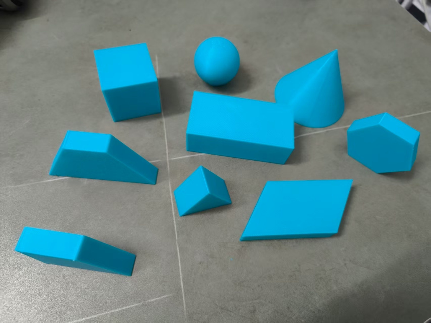 小学数学教具，三维图形认识