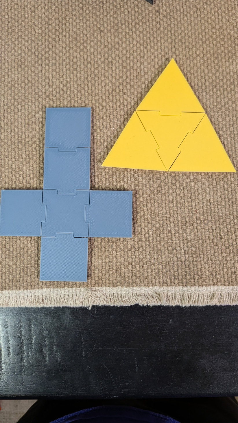 数学3D展开图教具